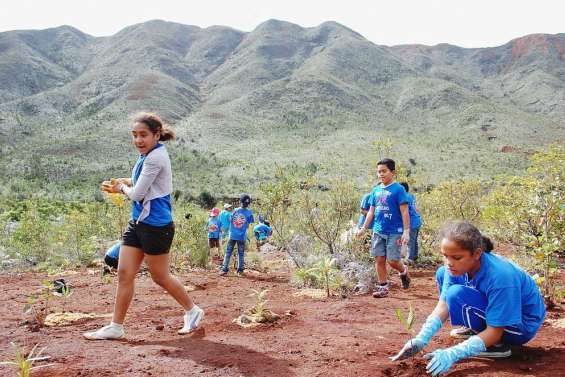 Des jeunes en pleine nature