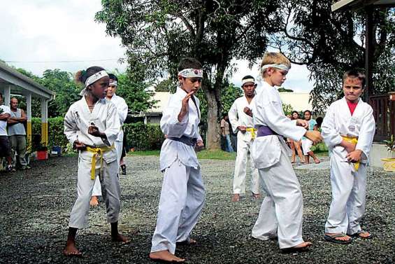 Du taekwondo chez les petits