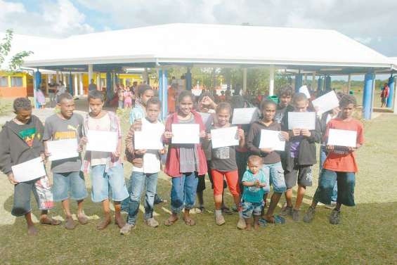 Félicités avant de partir en vacances