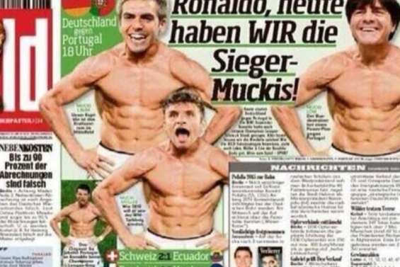 Bild se moque de Ronaldo