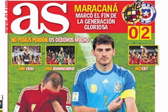 La presse espagnole entre tristesse et hommage