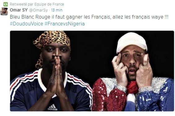 Les stars encouragent les Bleus