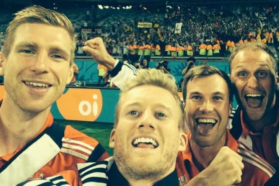 Schürrle, un selfie sur la pelouse