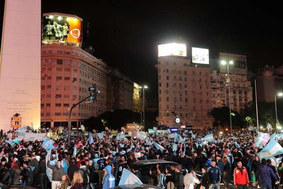 La liesse à Buenos Aires