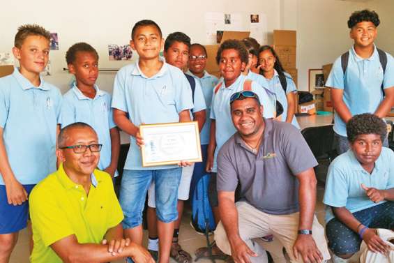 Les collégiens de Sainte-Marie récompensés par Trecodec