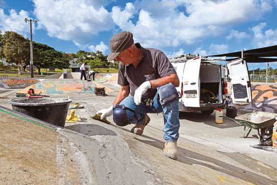 Le skate parc de Koutio se refait une beauté avant le Big up day