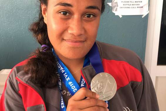 Jeux du Pacifique : Elise Takosi en argent au marteau, les Cagous font le plein d’or en athlétisme
