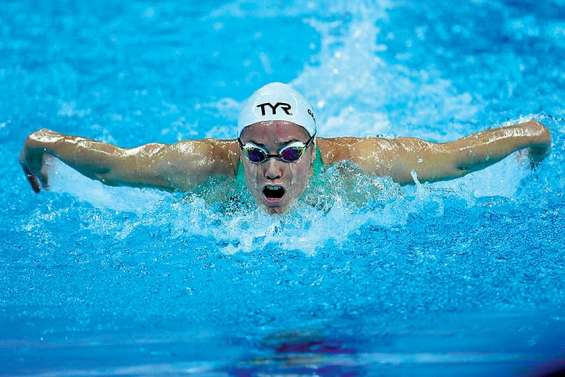 Lara Grangeon frôle la médaille sur 200 m papillon