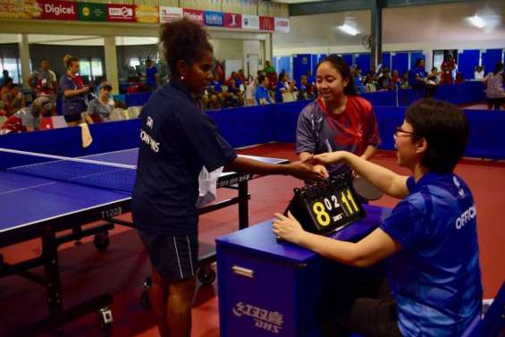 Jeux du Pacifique : les pongistes en route pour des médailles 