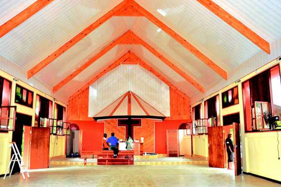 Les travaux de rénovation du temple de Wanap touchent à leur fin