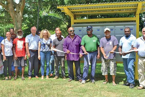 La tribu de Pothé inaugure son îlot de boîtes postales