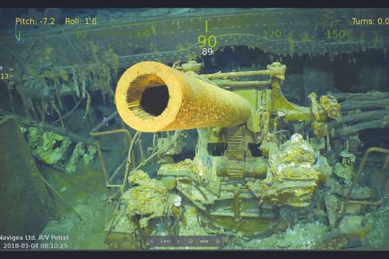 L’USS Lexington retrouvé à 3 000 mètres