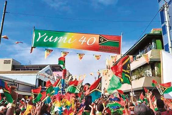 Pour ses quarante ans, le Vanuatu en fête