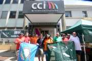 Des sapeurs-pompiers de la Tontouta et des agents de la CCI en grève