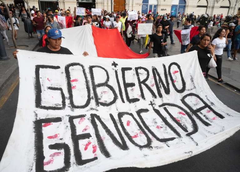 Pérou: manifestation de 
