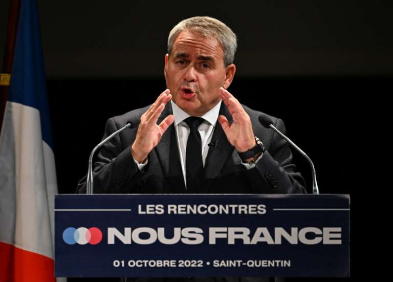 Xavier Bertrand lance son mouvement, Nous France