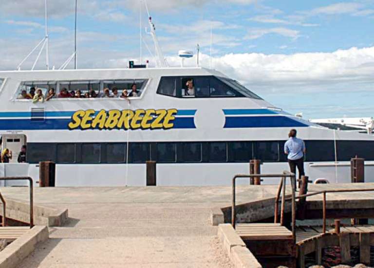 Le Seabreeze immobilisé 