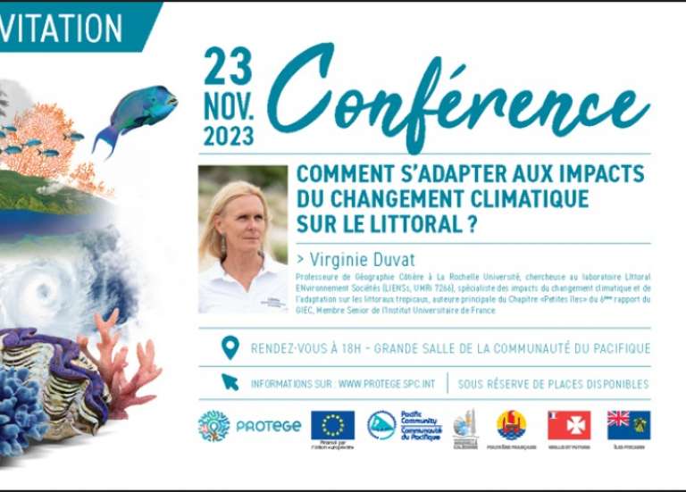 Conférence CPS du 23.11.23 : Comment s'adapter aux impacts du changement climatique sur le littoral ?