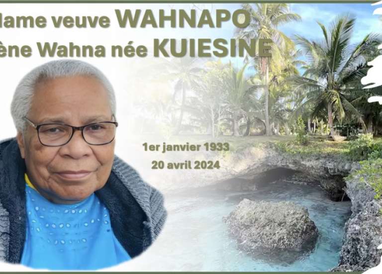Avis de décès : WAHNAPO Hélène, née KUIESINE