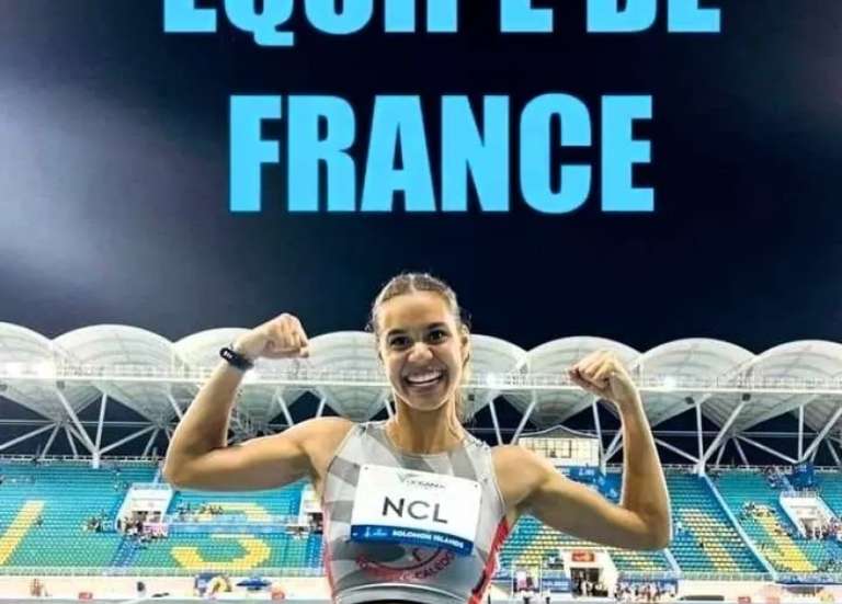 Loan Ville, athlète calédonienne sélectionnée en équipe de France pour les Jeux Méditerranéens en Égypte