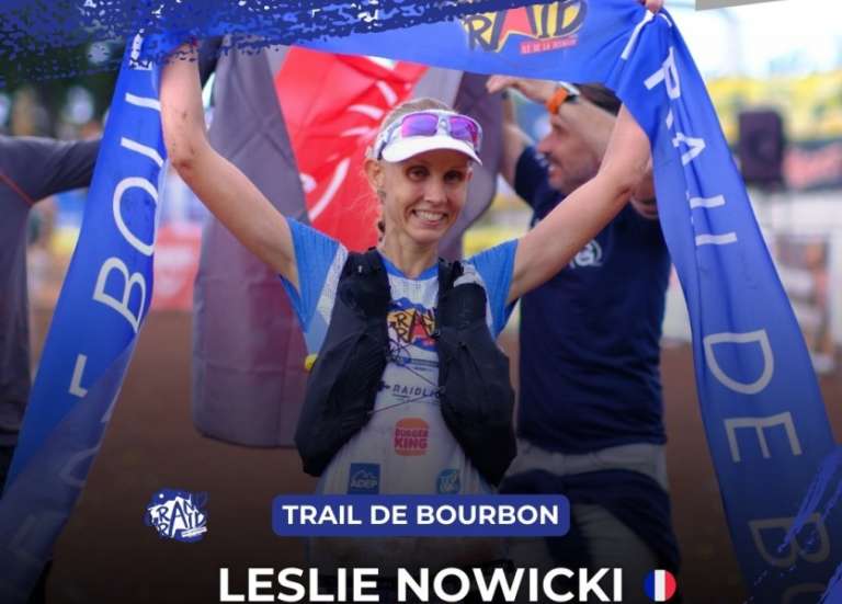 Grand Raid : Leslie Nowicki remporte le Trail de Bourbon à la Réunion
