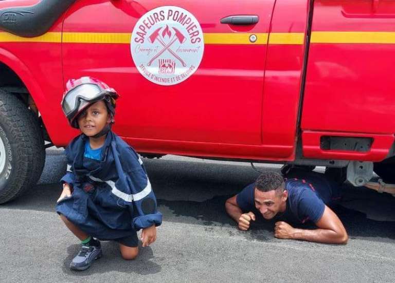 Retour du week-end : une belle journée au Centre d’incendie et de secours de Boulouparis