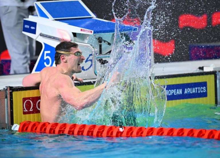 Euro en petit bassin : Maxime Grousset champion d’Europe pour un centième