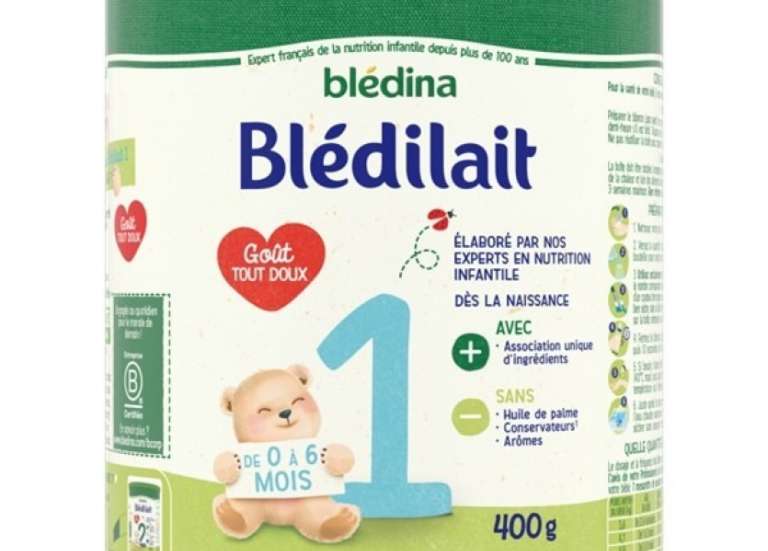 Des laits pour nourrissons Gallia et Blédilait retirés de la vente