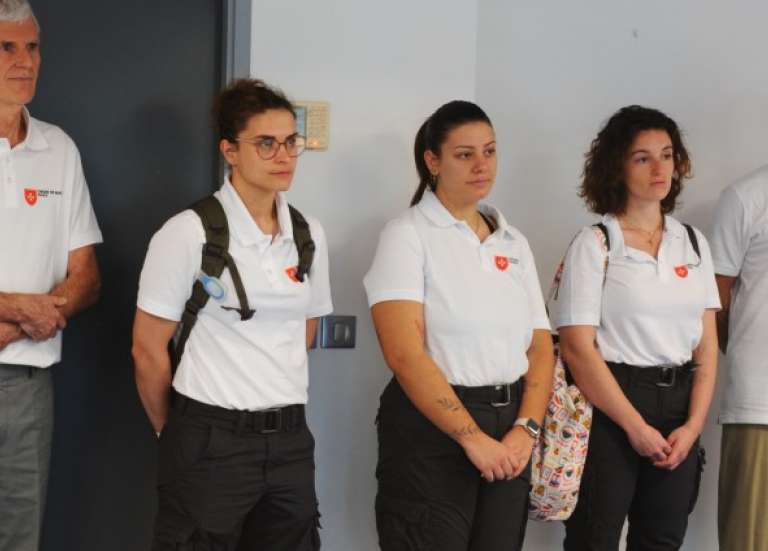 La première brigade itinérante de soignants de l'Ordre de Malte est arrivée