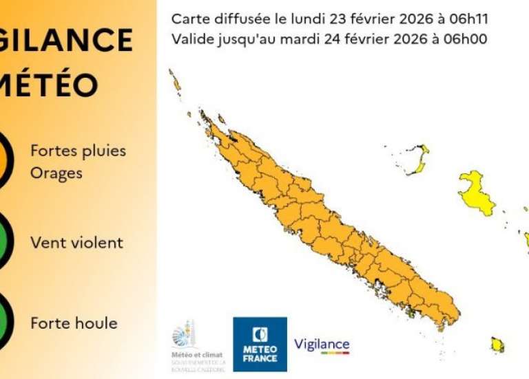 Météo : une large partie du pays en vigilance orange aux fortes pluies et aux orages