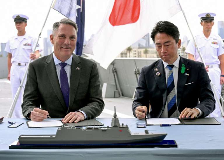 Australie et Japon confirment une première livraison de frégates furtives à Canberra