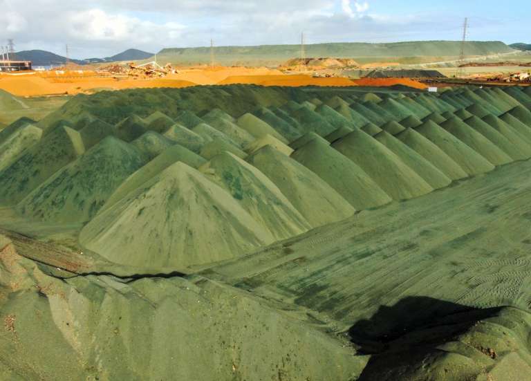 La scorie bientôt transformée en abrasif sur le site de la SLN