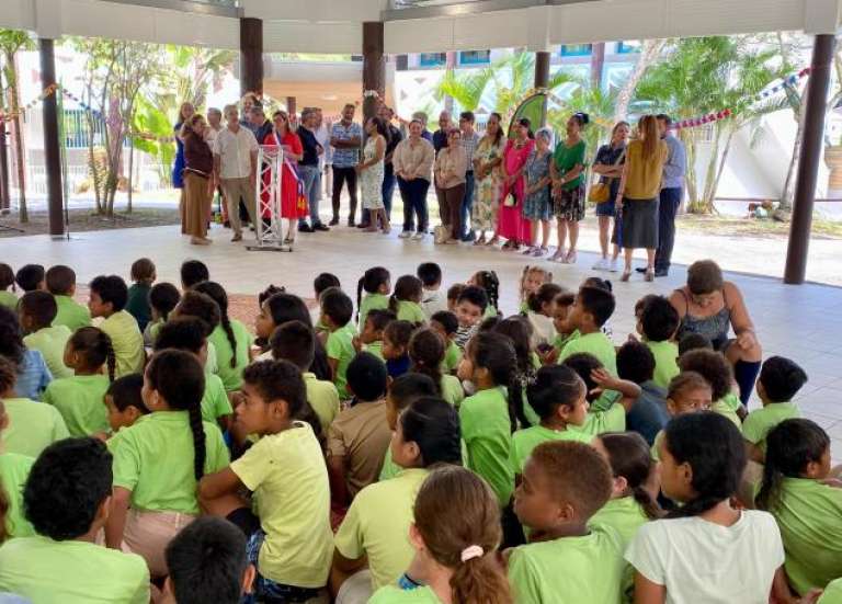 Deux ans après, l’école Louise-de-Greslan renaît de ses cendres à Dumbéa