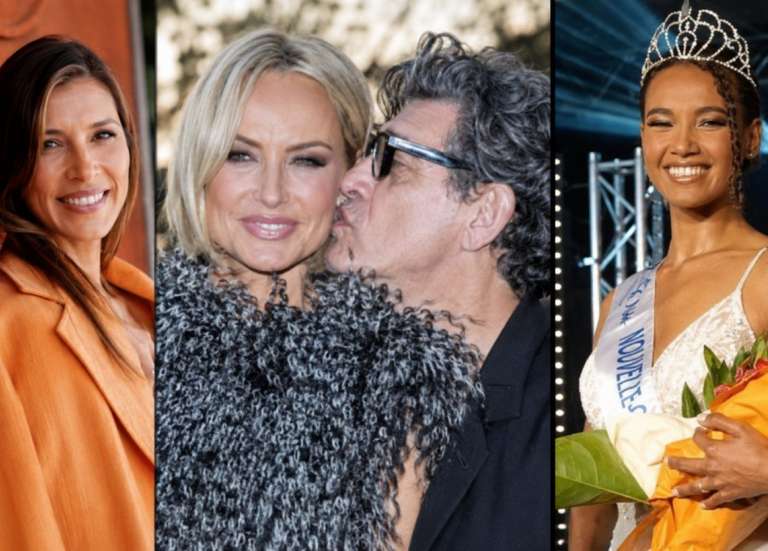 Juliette Collet, Camille Cerf, Adriana Karembeu et Marc Lavoine dans le jury de Miss Tahiti
