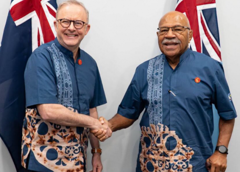 L’Australie signe un traité de défense avec les îles Fidji