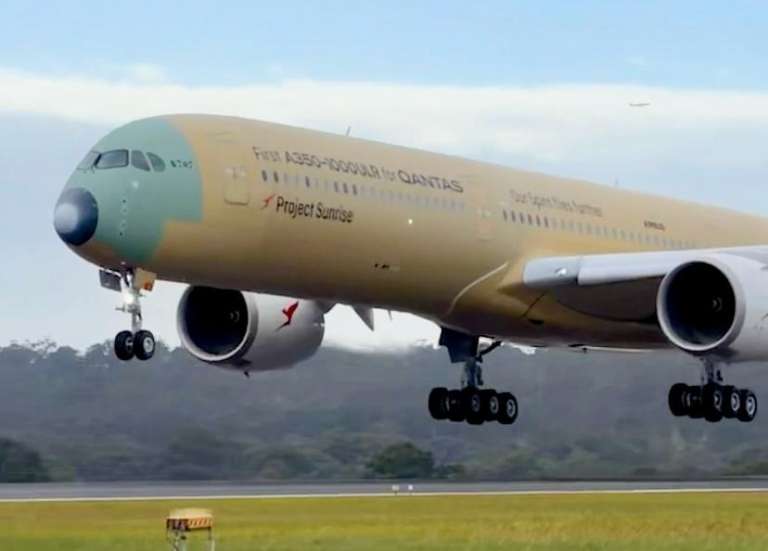 Qantas : le vol d’essai Toulouse-Melbourne réalisé par Airbus en 19 heures et 12 minutes