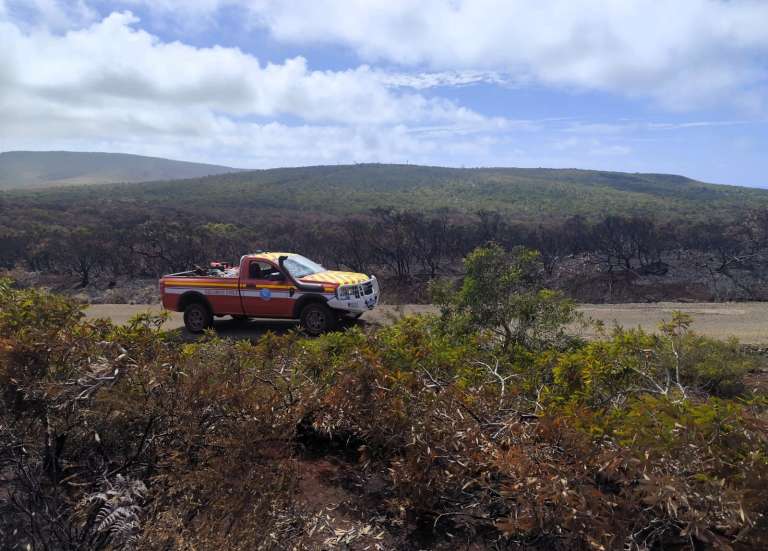 À Bélep, l’incendie est maîtrisé après avoir brûlé 250 hectares