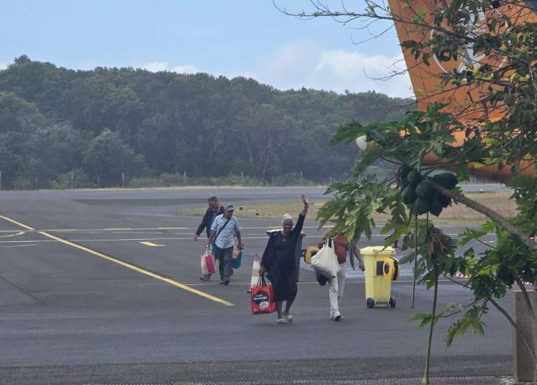 Ouvéa : le vol d’Aircal s’est posé sans incident à Hulup