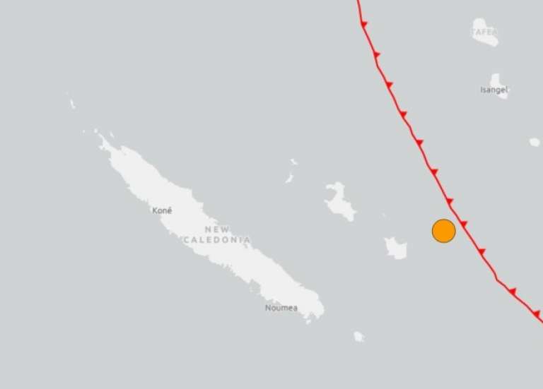 Un séisme de magnitude 6,6 enregistré à 80 km de Maré