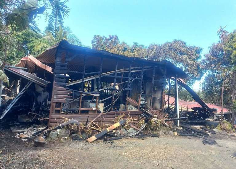 Dumbéa : la maison de l’association Hippocampe détruite par un incendie