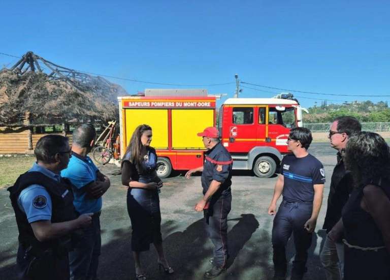 Mont-Dore : le faré des associations incendié, Nina Julié demande un couvre-feu pour les mineurs