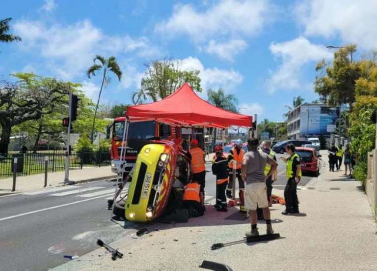 [Mise à jour] Un blessé grave dans un accident de la route au Faubourg-Blanchot